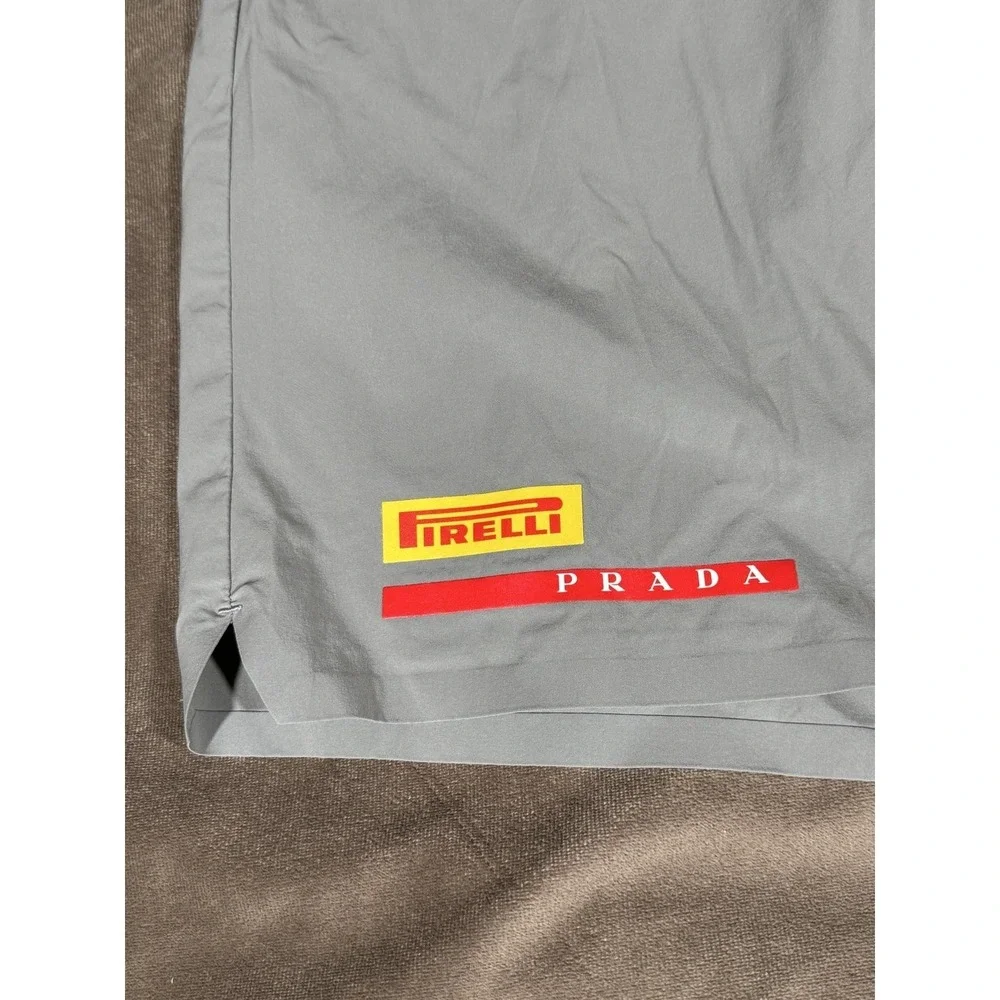 Luna Rossa Prada Pirelli Team Shorts Mens Large Gray Sailing Racing Prada - Picture 4 of 16